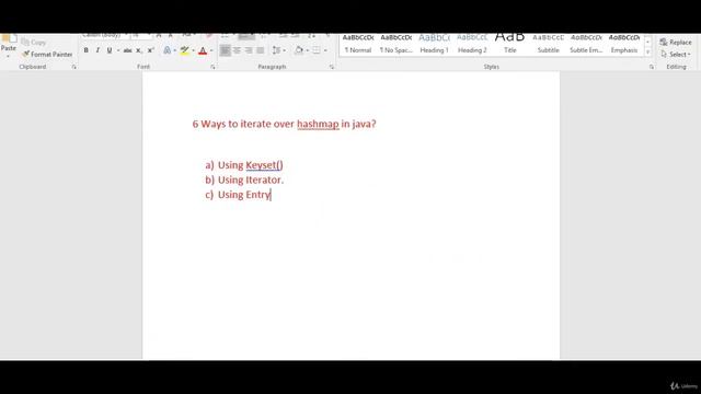 02 7 5 Different ways to iterate over Hashmap in java смотреть онлайн