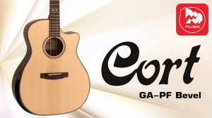 Электроакустическая гитара CORT GA-PF Bevel NAT