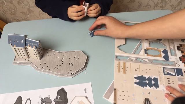 3d puzzle. Классный 3D замок собрали смотреть онлайн