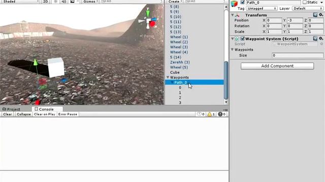 Simple Waypoint Tutorial Unity 5 - Part 1 смотреть онлайн
