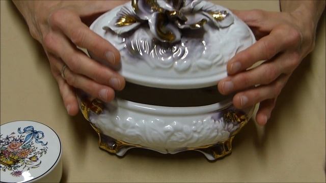 Фарфоровые шкатулки, мельхиор, коллекционные тарелки Моя посуда. WERBEVIDEO смотреть онлайн