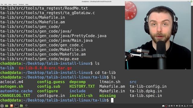 TA-lib Install Guide for Linux/Ubuntu (Python library) смотреть онлайн