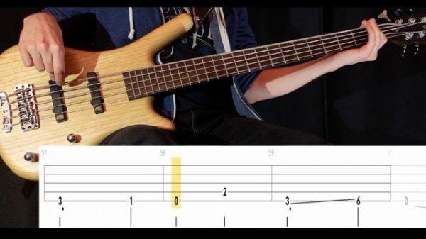 Falling Away From Me (Korn) - Bass Cover (With Tabs) by Leo Düzey