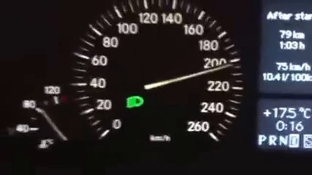 Mercedes Benz C200 Kompressor (W203) Acceleration