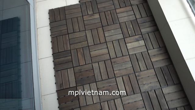 High Quality Acacia Wood Deck Tiles – 12 Slats Walnut - MPL Vietnam смотреть онлайн