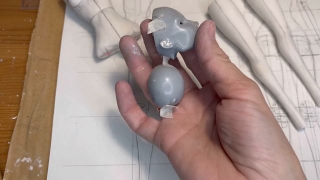 Как сделать шарнирную куклу BJD , полный курс. смотреть онлайн