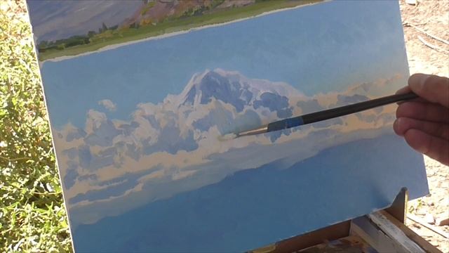Пленэр у горы Арарат. Художник Артём Пучков. Часть 2-я. смотреть онлайн