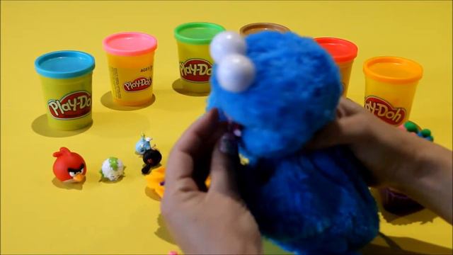 Play-Doh Cupcakes Surprise Eggs Spongebob Toy Story Despicable Me Angry Birds Shopkins FFKC смотреть онлайн