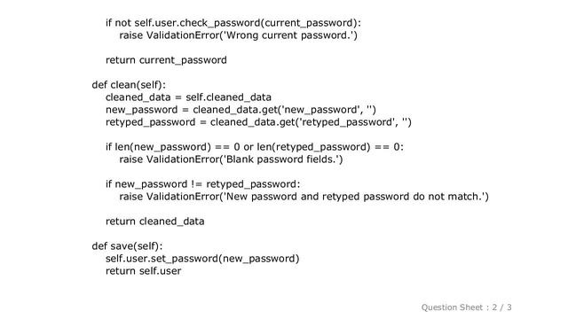 Django : Django change password issue, super(type, obj): obj must be an instance or subtype of type смотреть онлайн