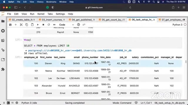 Session 1 - Data Engineering Essentials - Review SQL and Python Assessments смотреть онлайн