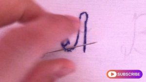 Как сшить букву «А» на одежде легко и просто.Вышивка для начинающих.