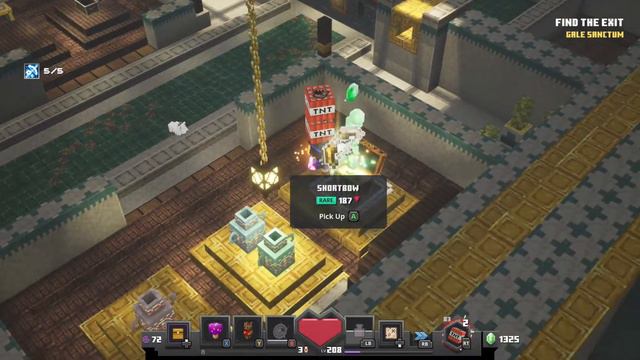 Minecraft Dungeons Tempest Golem Boss fight смотреть онлайн