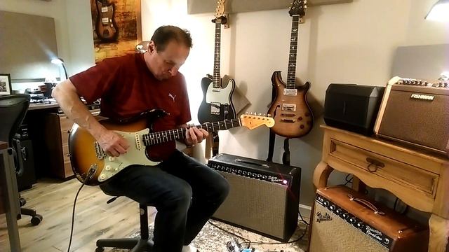 Fender Custom Shop 61 Stratocaster - Wildwood 10 Thru '64 Custom Handwired Deluxe Reverb смотреть онлайн
