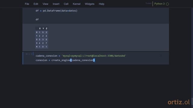 Pandas - Ejercicio 174: Guardar los Datos de un DataFrame en una Base de Datos MySQL смотреть онлайн