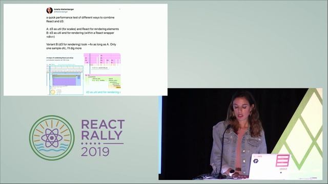 Battle for the DOM: D3 vs. React - Danielle Carrick - React Rally 2019 смотреть онлайн