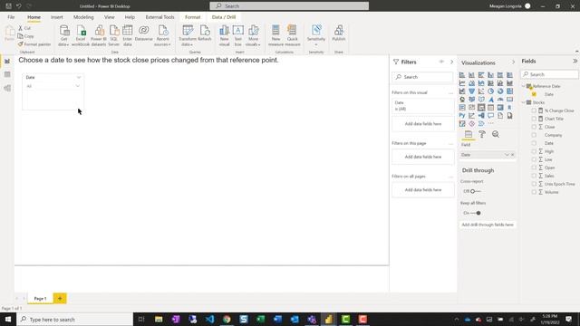 2022 Week 03 | Power BI: Can you visualize percent difference from a selected date? смотреть онлайн