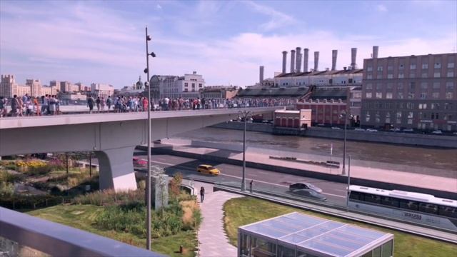 Zaryadye Park in Moscow 2018. Парк Зарядье. Москва 2018. смотреть онлайн