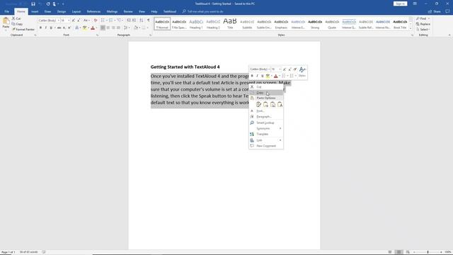 Getting Started - TextAloud 4 смотреть онлайн