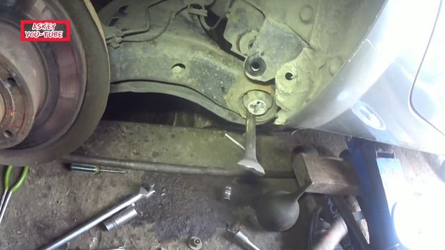✅✌???  Renault Megane II Замена сайлентблоков задней балки