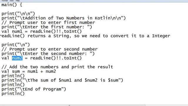Addition of Two Numbers in Kotlin смотреть онлайн
