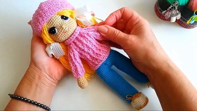 Комплект одежды для куклы Сони. Амигуруми смотреть онлайн