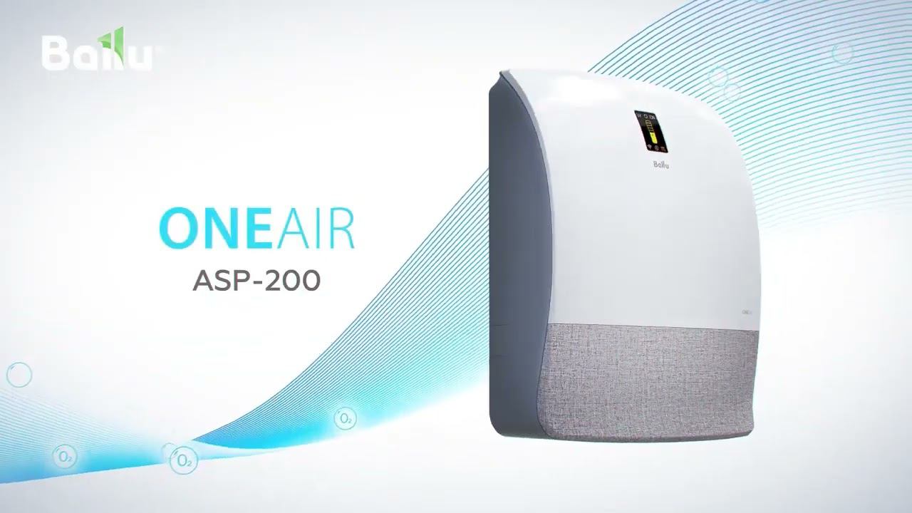 Очиститель воздуха приточный Ballu ONEAIR ASP-200 смотреть онлайн