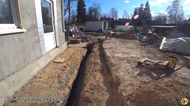 Дренаж участка. Для коттеджа своими руками. По СНиП, сухо как в подгузниках смотреть онлайн