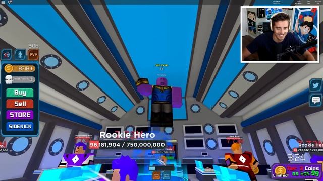 THANOS vs THANOS!! (Roblox Superhero Simulator) смотреть онлайн