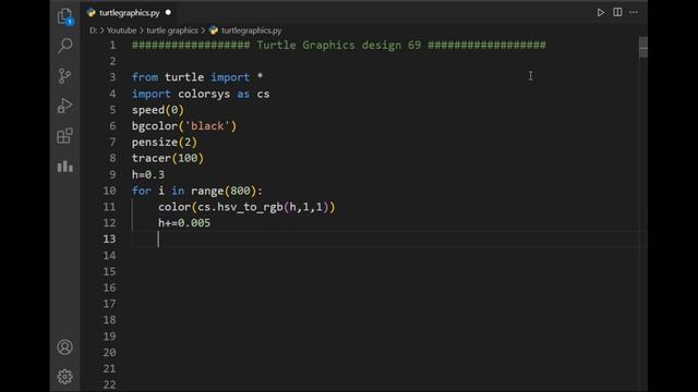 python turtle graphics tutorial || #design69 || Python graphics смотреть онлайн