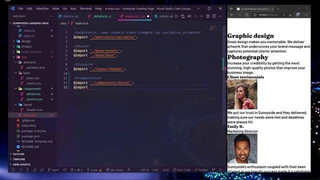 Convirtiendo un proyecto de CSS a SASS (SCSS) - 2° Parte смотреть онлайн