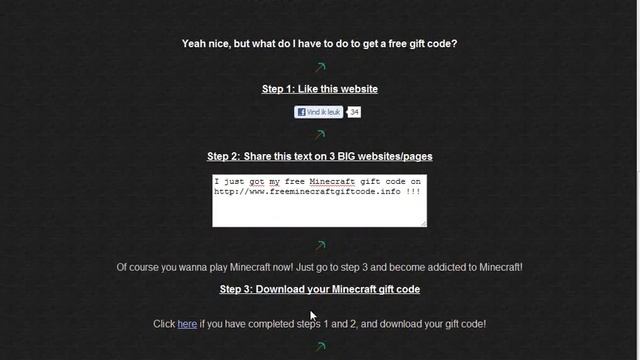 Free Minecraft Gift Code!!! downloadlinks in description!! смотреть онлайн