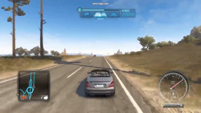 Кабриолет. Mercedes-Benz SLK 55 AMG.Test Drive Unlimited 2 смотреть онлайн