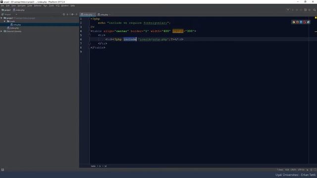 6. PHP Dersleri: Harici Sayfa Yükleme-Include ve Require fonksiyonları смотреть онлайн