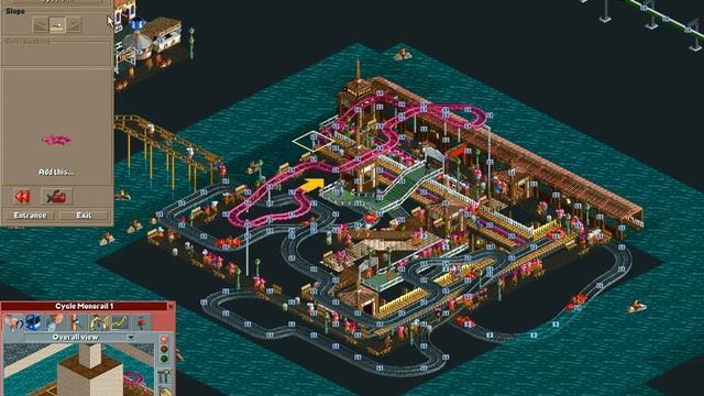 Rollercoaster Tycoon Loopy Landscapes #33 (Arid Heights: A sloppy one) смотреть онлайн