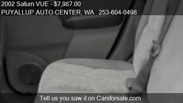 2002 Saturn VUE Premium - for sale in PUYALLUP, WA 98371 смотреть онлайн