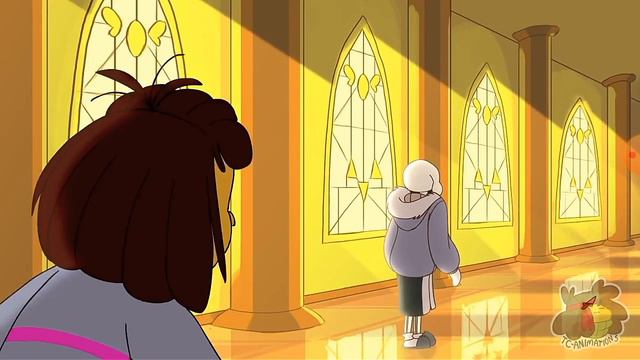 Sans vs Frisk-(Chara) Анимация (Русская озвучка) смотреть онлайн