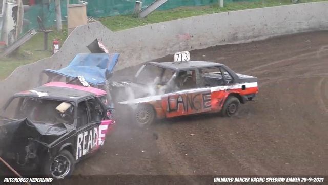 Unlimited Banger Racing Speedway Emmen 25-9-2021 смотреть онлайн