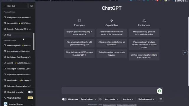 ChatGPT auto conversation searcher userscript смотреть онлайн
