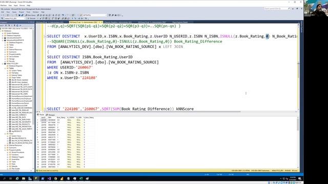 A brief Overview of Implementation of K Nearest Neighbor in SQL and MS Excel. смотреть онлайн