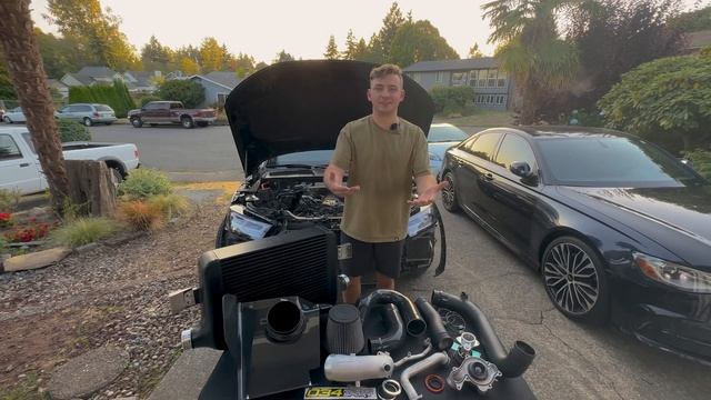 INSTALLING The BIGGEST Intercooler On My 770HP AUDI (MORE MODS) смотреть онлайн