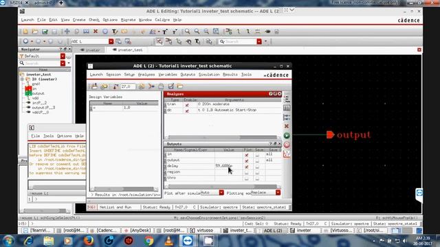 Cadence IC6.1.6/6.1.7 Virtuoso Tutorial -1 Part 5 (Post-layout Simulation And Tape Out )