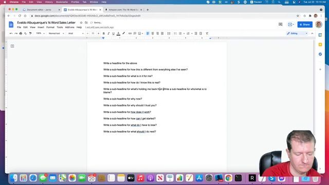 Automating Evaldo Albuquerque 16 Word Sales Letter Formula with Jasper Boss Mode смотреть онлайн