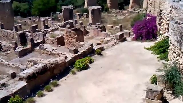 Тунис. Экскурсия в Карфаген.Развалины Карфагена. смотреть онлайн