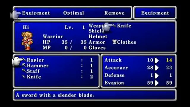 Final Fantasy 1 (PSP) - Equipment Exploitable Glitch смотреть онлайн