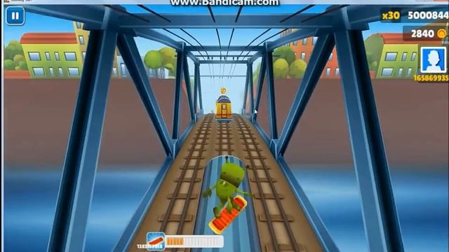 Конец игры "Subway Surfers" смотреть онлайн