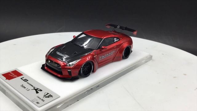 Makeup 1:43 LB Works GT-R Type 1.5 2017 (Candy Red) resin car model (LB007C) available now смотреть онлайн