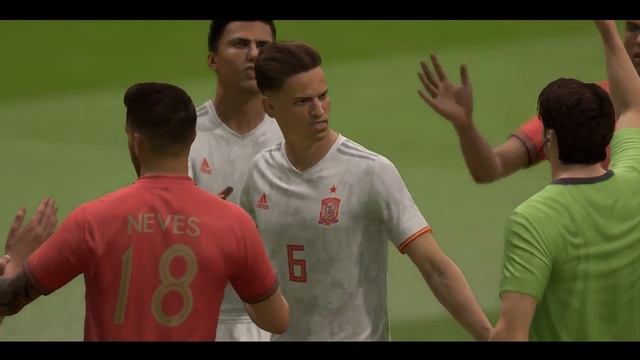 PORTUGAL VS SPAIN UEFA NATIONS LEAGUE FIFA 19 MOD 23 GAMEPLAY смотреть онлайн