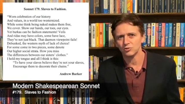 Modern Sonnet 179. Slaves to Fashion, by Andrew Barker. смотреть онлайн