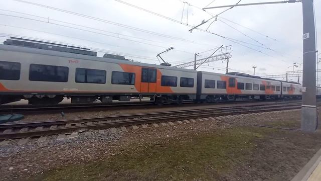 Express train "Lastochka" Route Moscow - Minsk - Moscow. Station "Orsha" смотреть онлайн