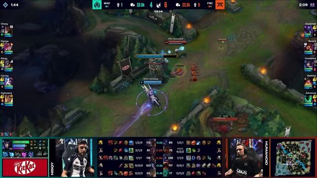 MAD vs. FNC - Group Stage | LEC Spring Split | MAD Lions vs. Fnatic | Game 3 (2023) смотреть онлайн